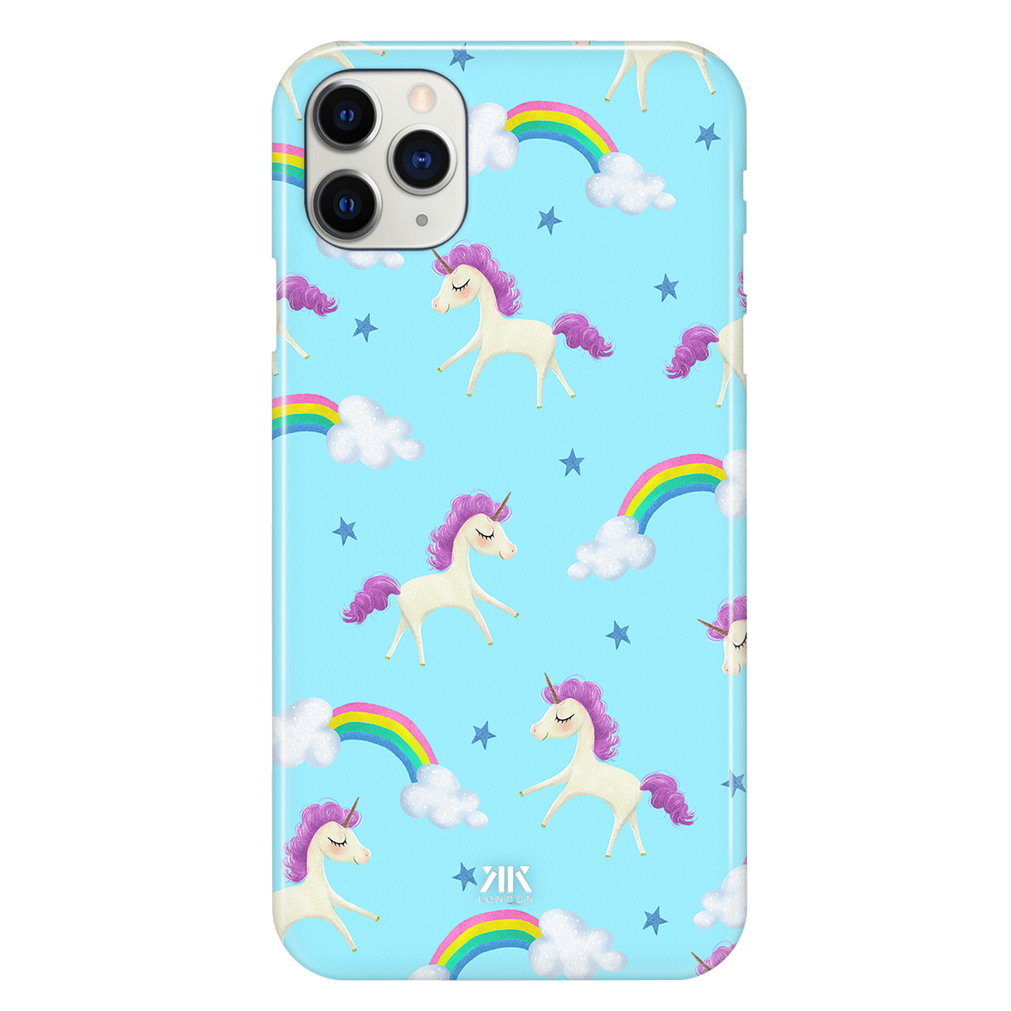 Blue Unicorn Phone Case