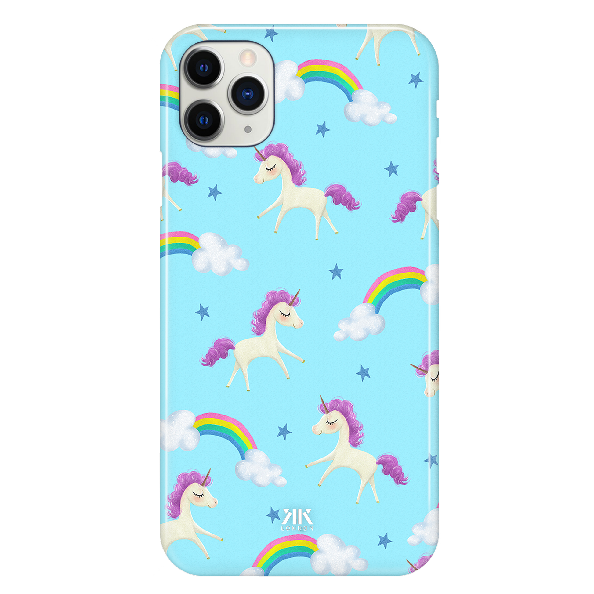 Blue Unicorn Phone Case