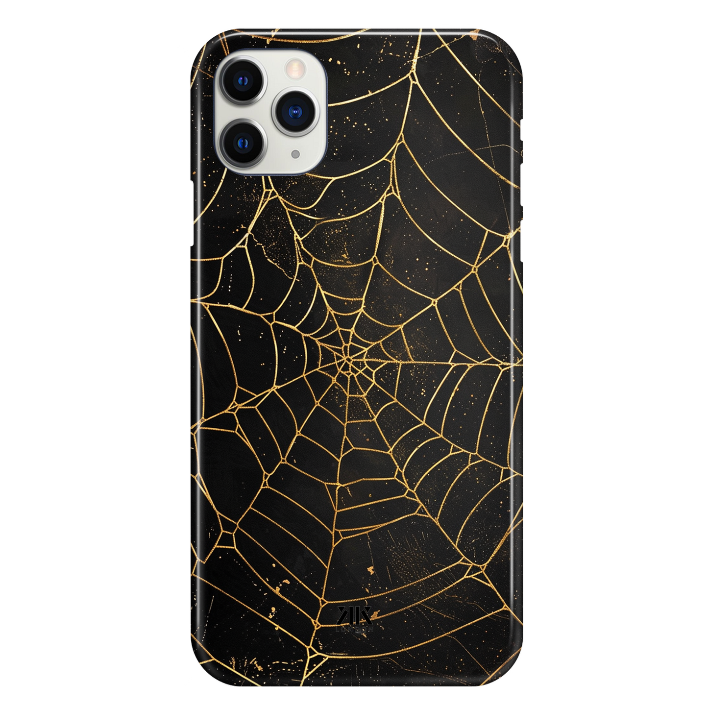 Golden Spiderweb Phone Case
