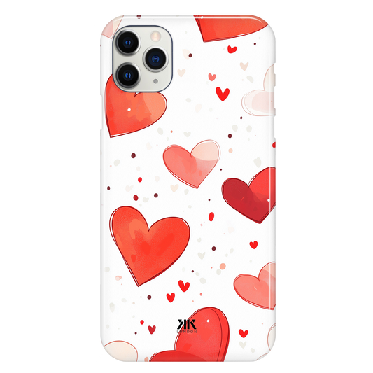 Red Hearts Phone Case