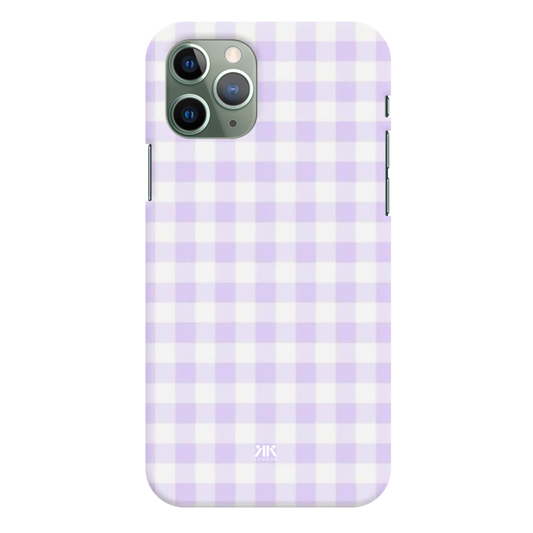 Lilac Gingham Phone Case