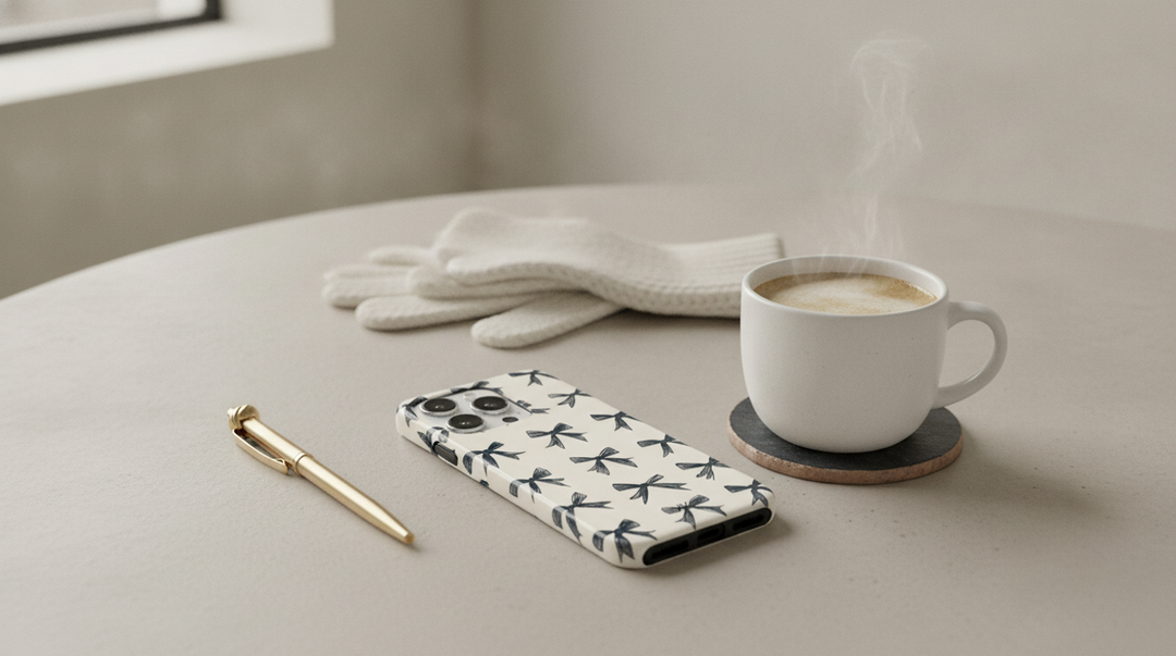 Black Bows Phone Case, a cute design you can personalise