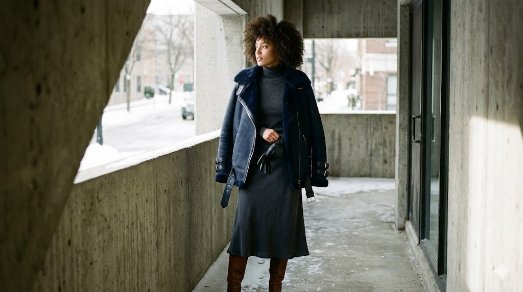 How to style winter layers without looking bulky