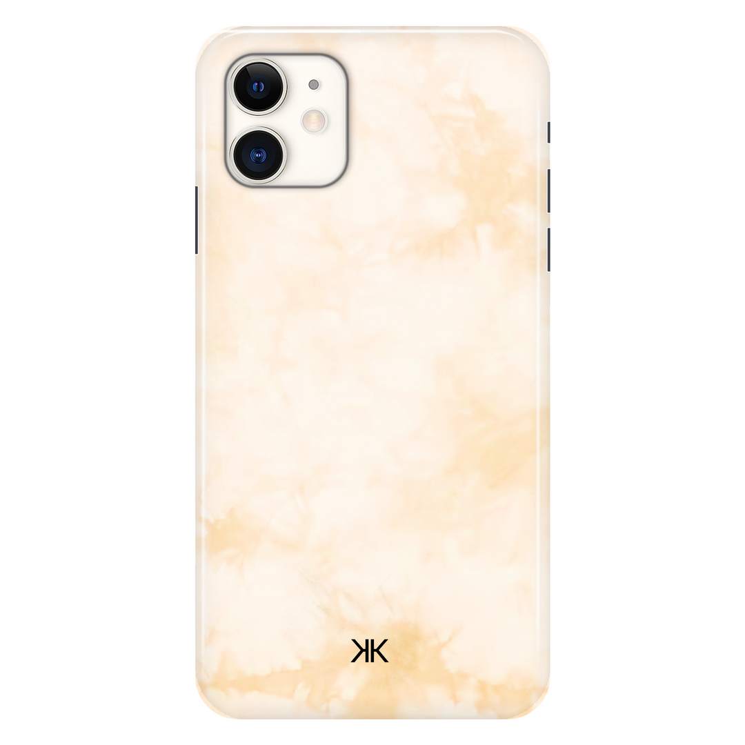 Pastel Peach Tie Dye phone case for iPhone 11