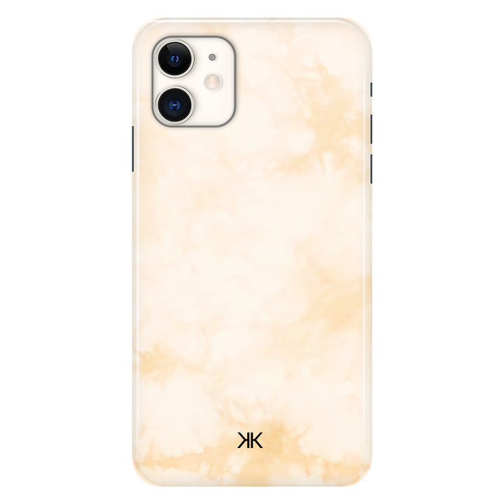 Pastel Peach Tie Dye phone case for iPhone 11