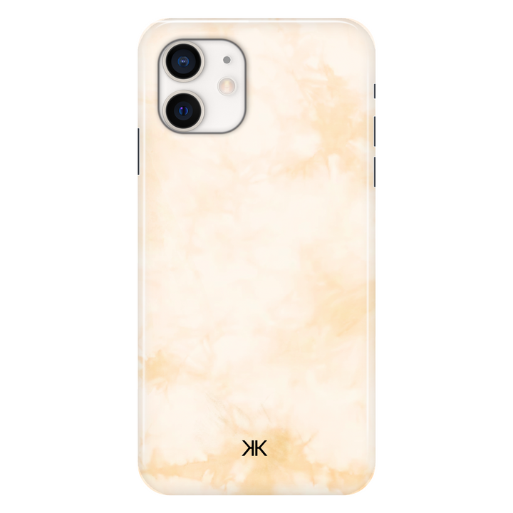 Pastel Peach Tie Dye phone case for iPhone 12