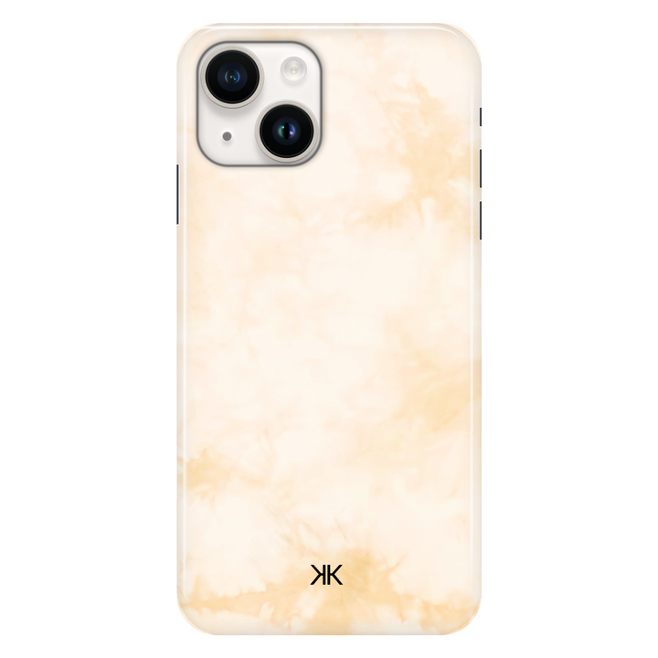 Pastel Peach Tie Dye phone case for iPhone 14
