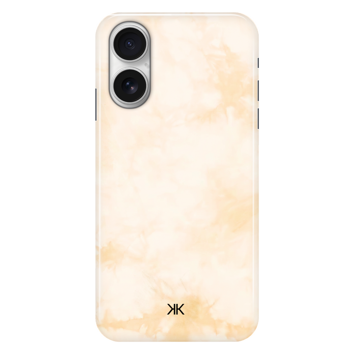 Pastel Peach Tie Dye phone case for iPhone 16