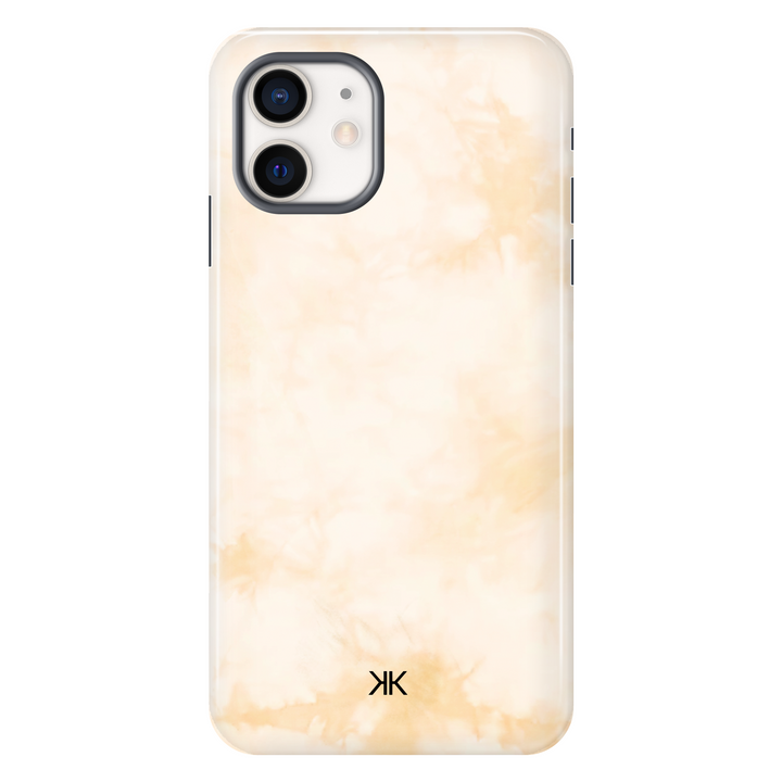 Pastel Peach Tie Dye Phone Case - Tough Case - iphone-12