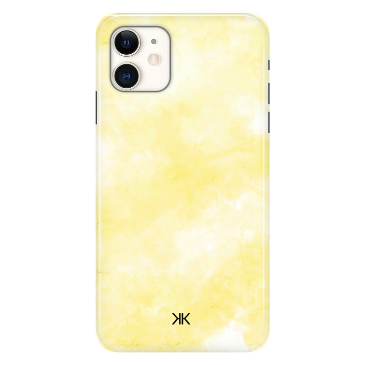 Pastel Lemon Tie Dye phone case for iPhone 11