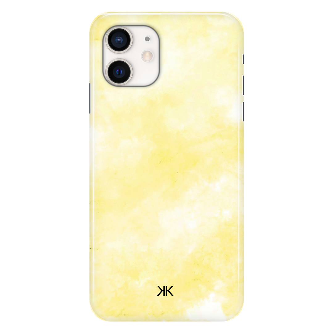 Pastel Lemon Tie Dye phone case for iPhone 12