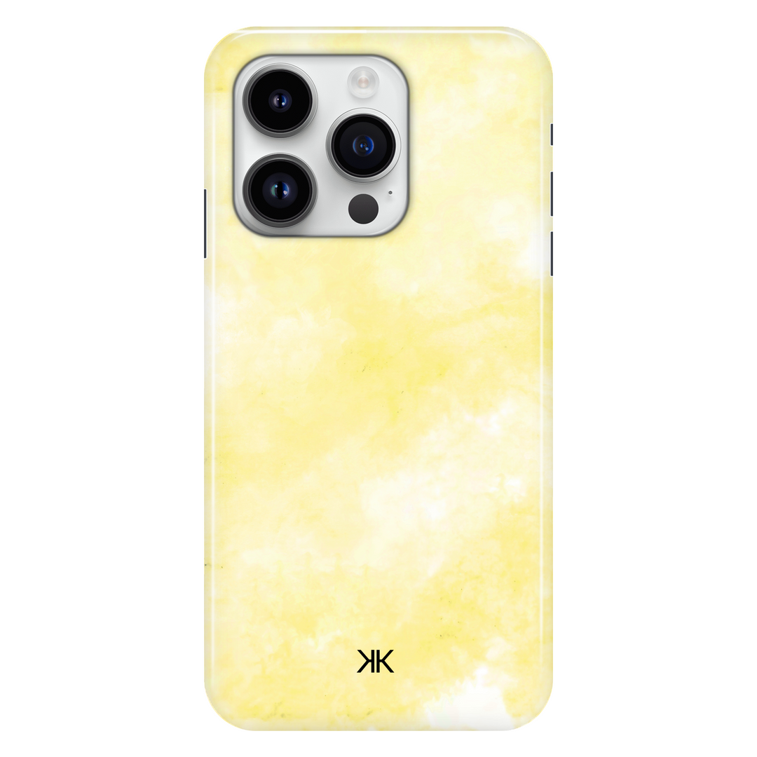 Pastel Lemon Tie Dye phone case for iPhone 14 Pro
