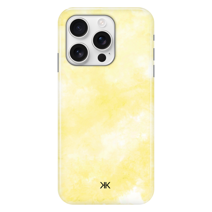 Pastel Lemon Tie Dye phone case for iPhone 16 Pro