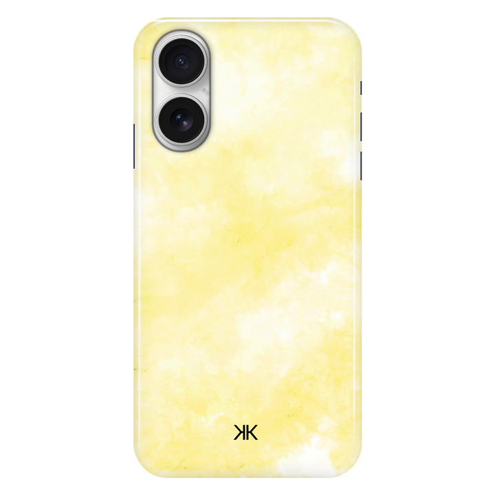 Pastel Lemon Tie Dye phone case for iPhone 16
