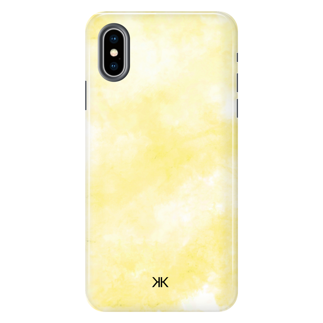 Pastel Lemon Tie Dye Phone Case - Tough Case - iphone-x