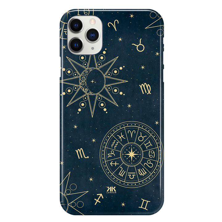 Blue astronomy phone case