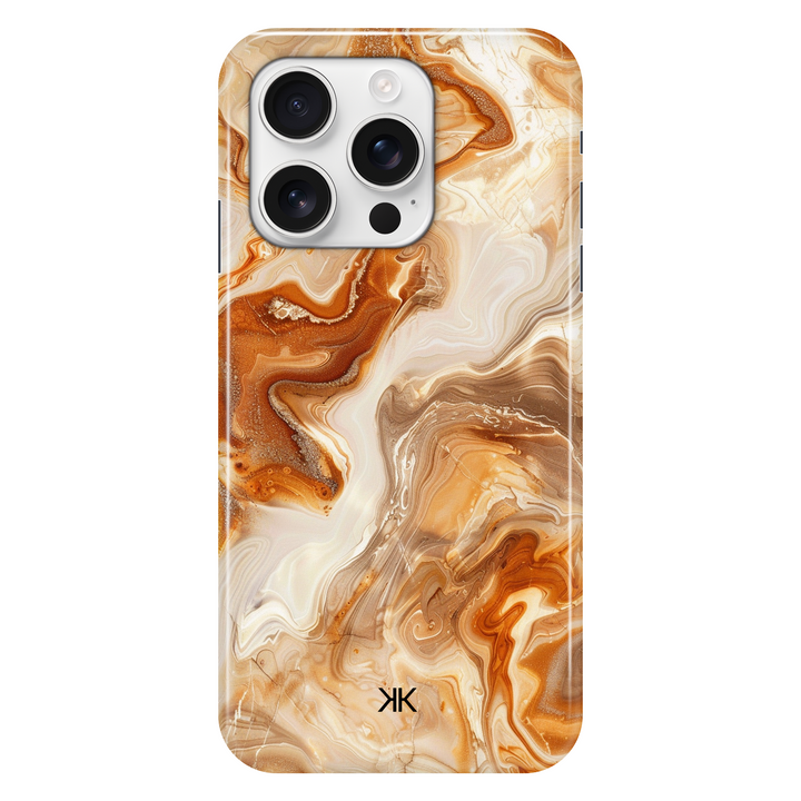 Amber Marble phone case for iPhone 16 Pro