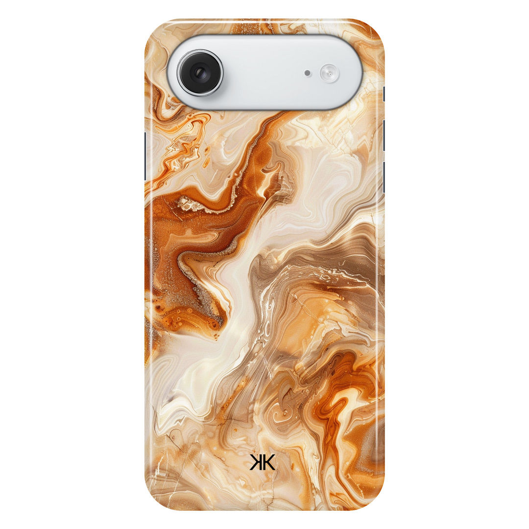 Amber Marble phone case for iPhone 17 Air