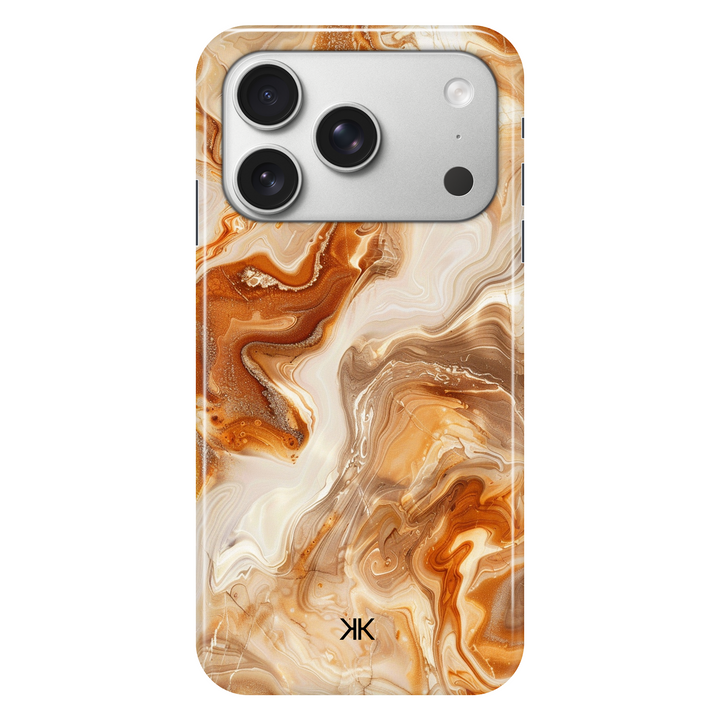 Amber Marble phone case for iPhone 17 Pro