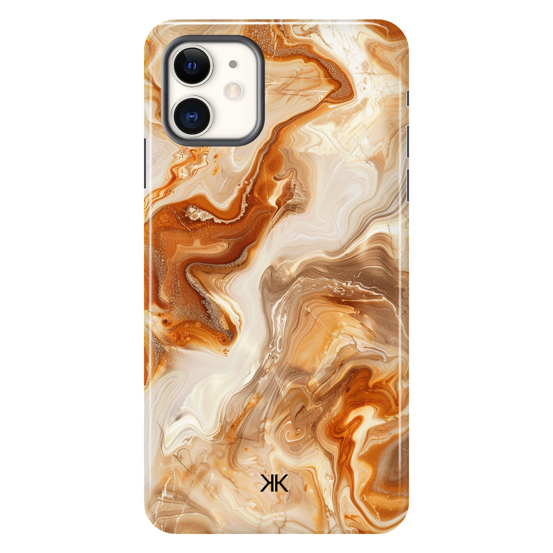 Amber Marble Phone Case - Tough Case - iphone-11