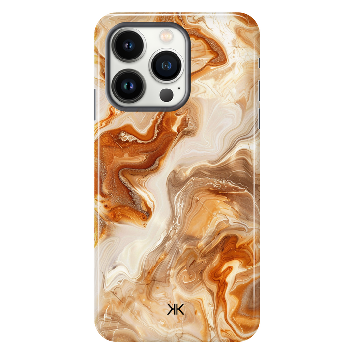 Amber Marble Phone Case - Tough Case - iphone-13-pro
