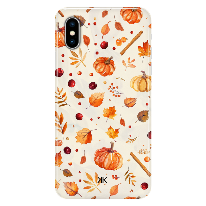 Autumn Pattern phone case for iPhone X
