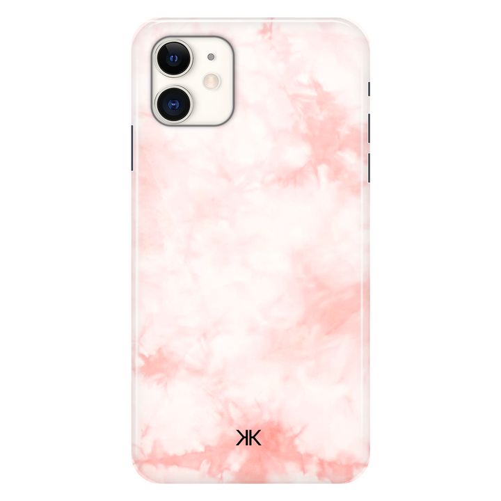 Pastel Pink Tie Dye phone case for iPhone 11