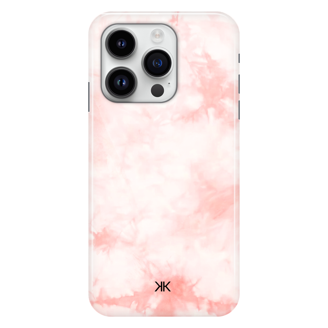 Pastel Pink Tie Dye phone case for iPhone 14 Pro