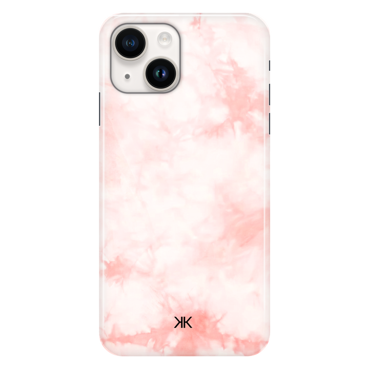 Pastel Pink Tie Dye phone case for iPhone 14