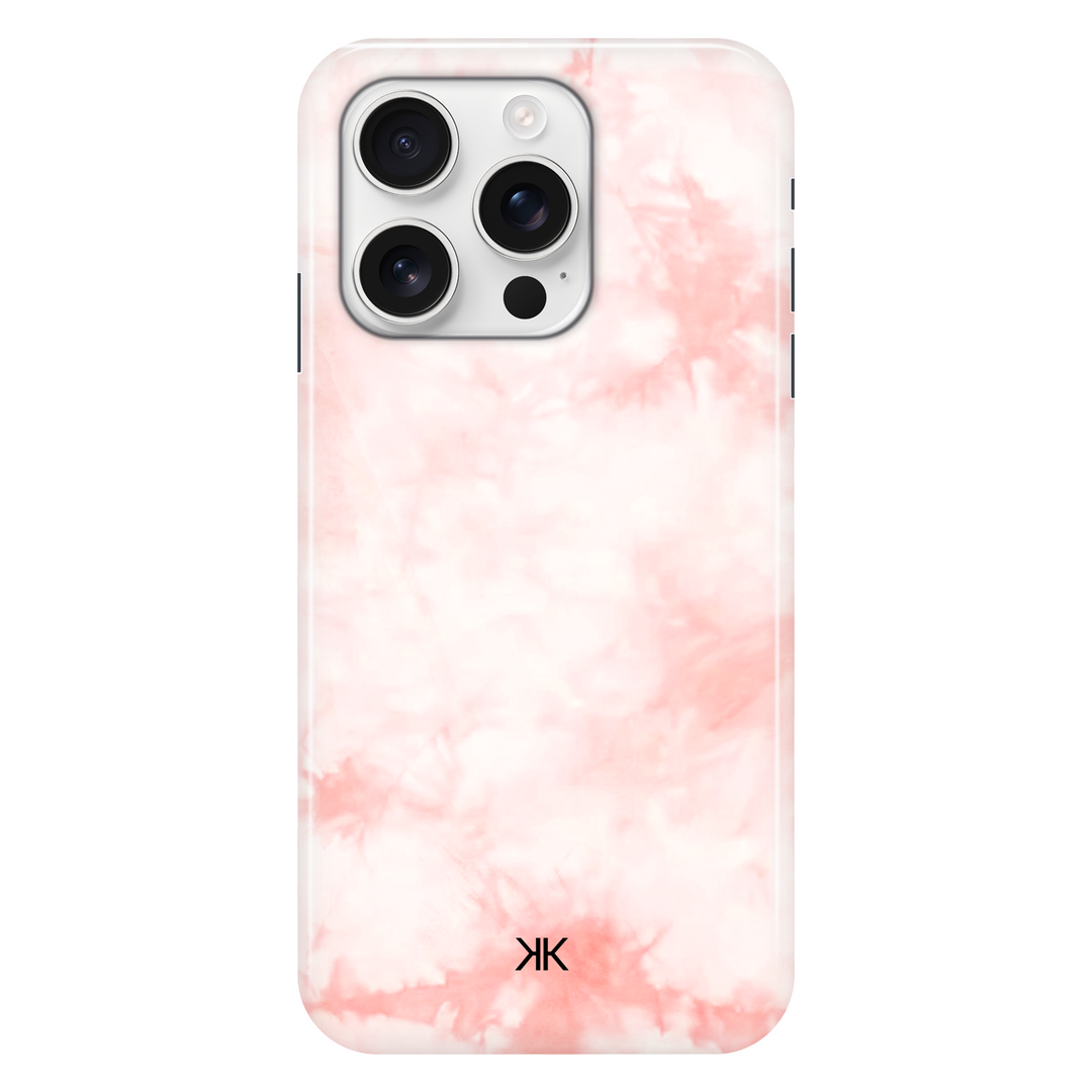 Pastel Pink Tie Dye phone case for iPhone 16 Pro