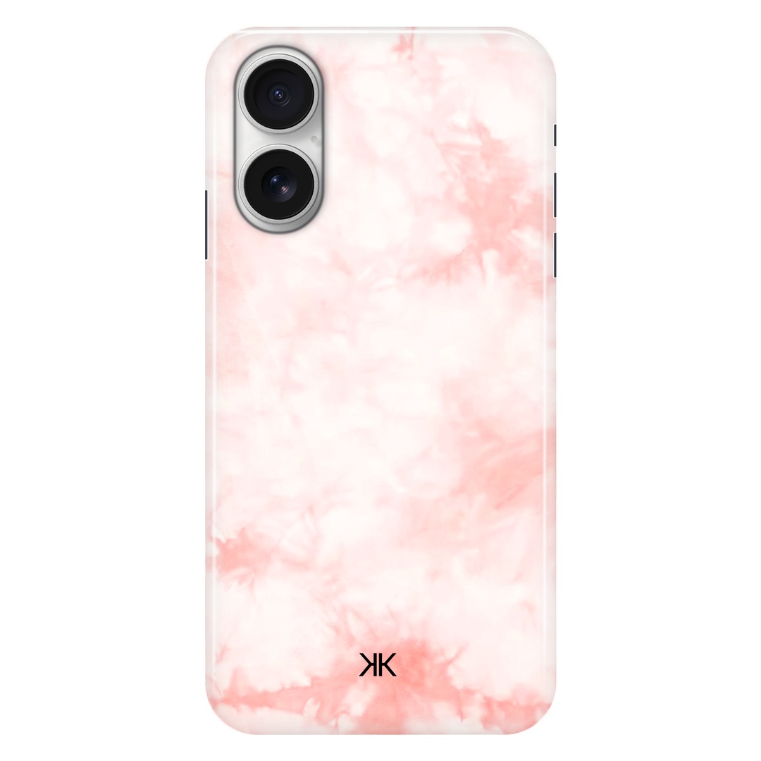 Pastel Pink Tie Dye phone case for iPhone 16