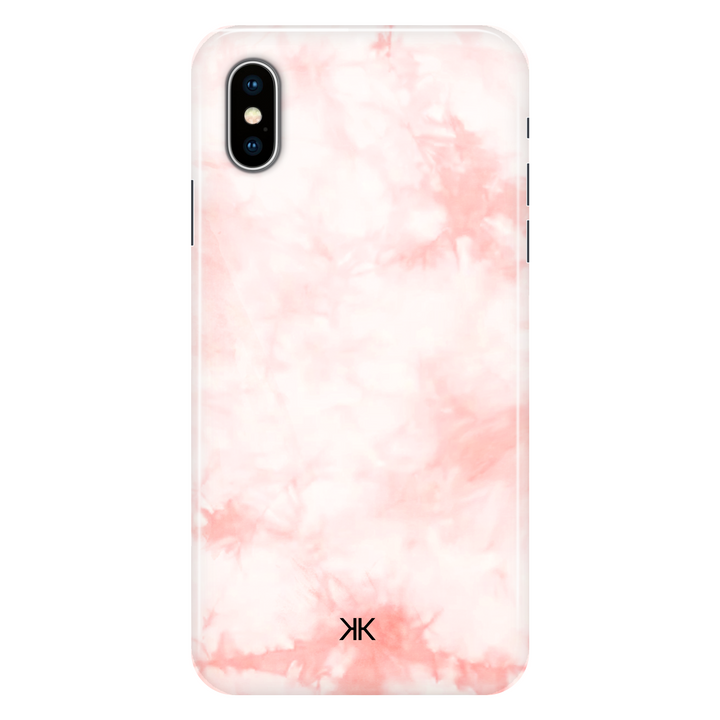 Pastel Pink Tie Dye phone case for iPhone X