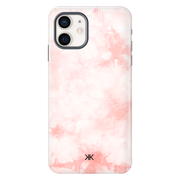 Pastel Pink Tie Dye Phone Case - Tough Case - iphone-12