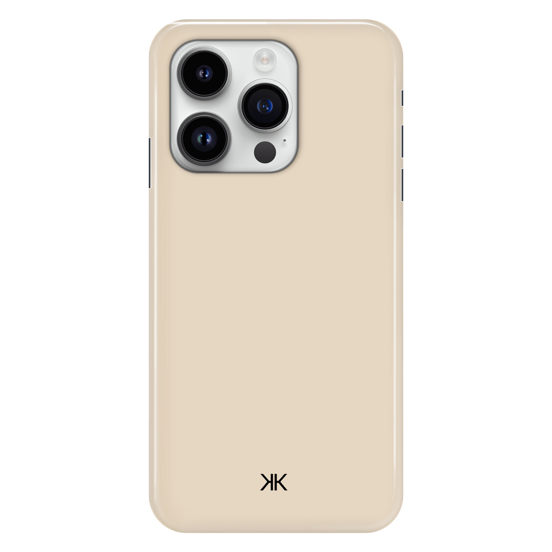 Pastel Beige phone case for iPhone 14 Pro