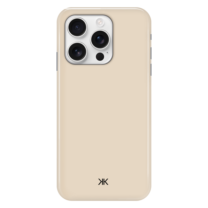 Pastel Beige phone case for iPhone 16 Pro