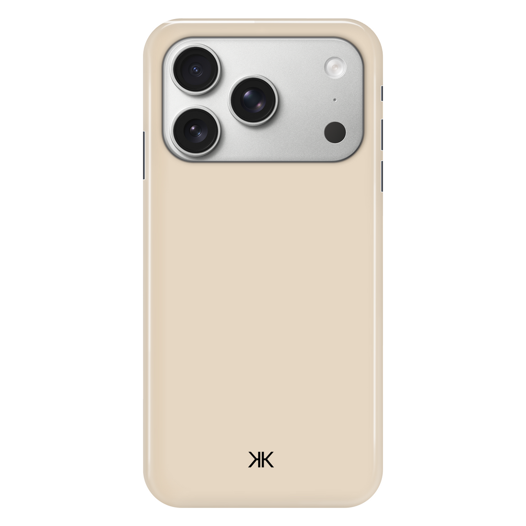 Pastel Beige phone case for iPhone 17 Pro