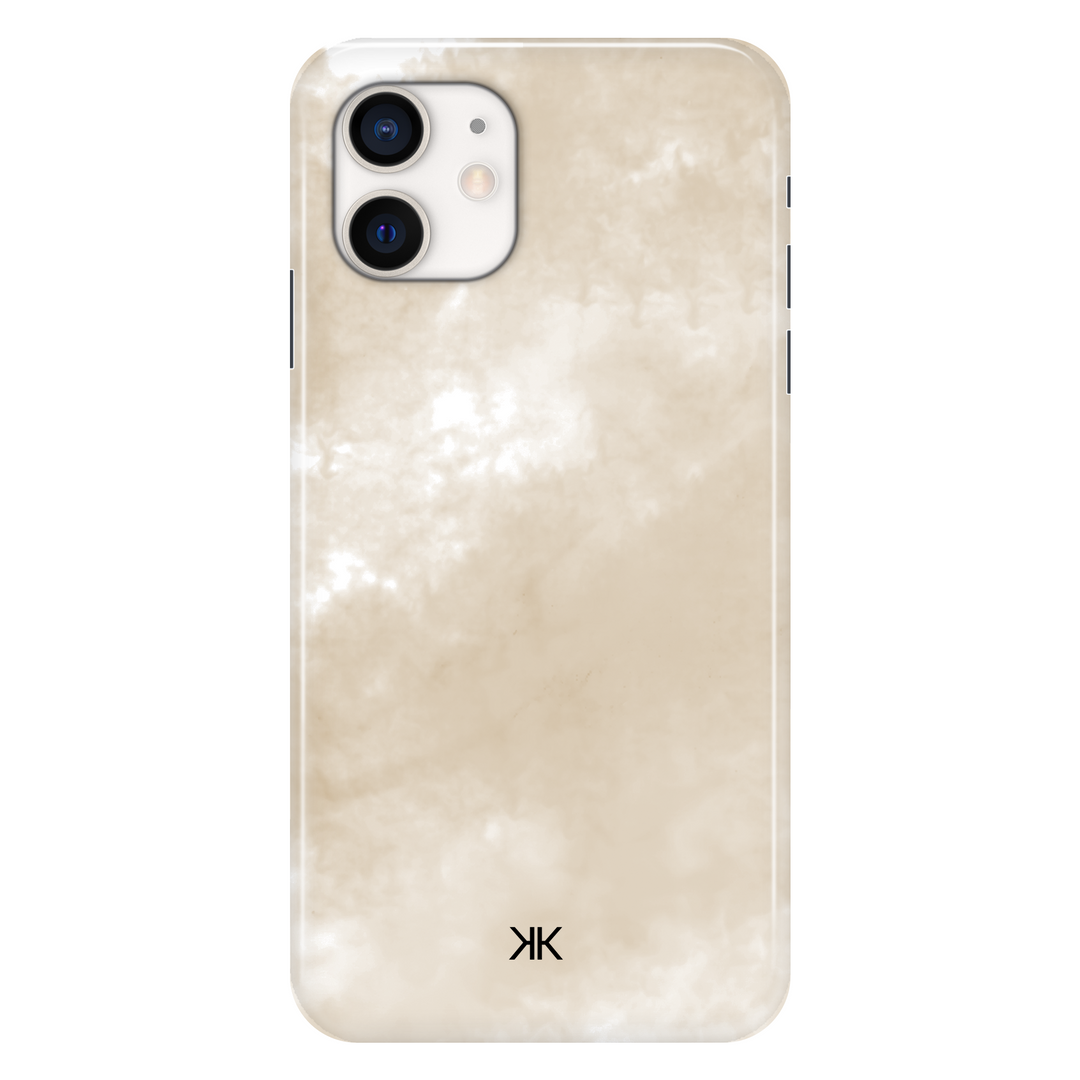 Pastel Beige Tie Dye phone case for iPhone 12