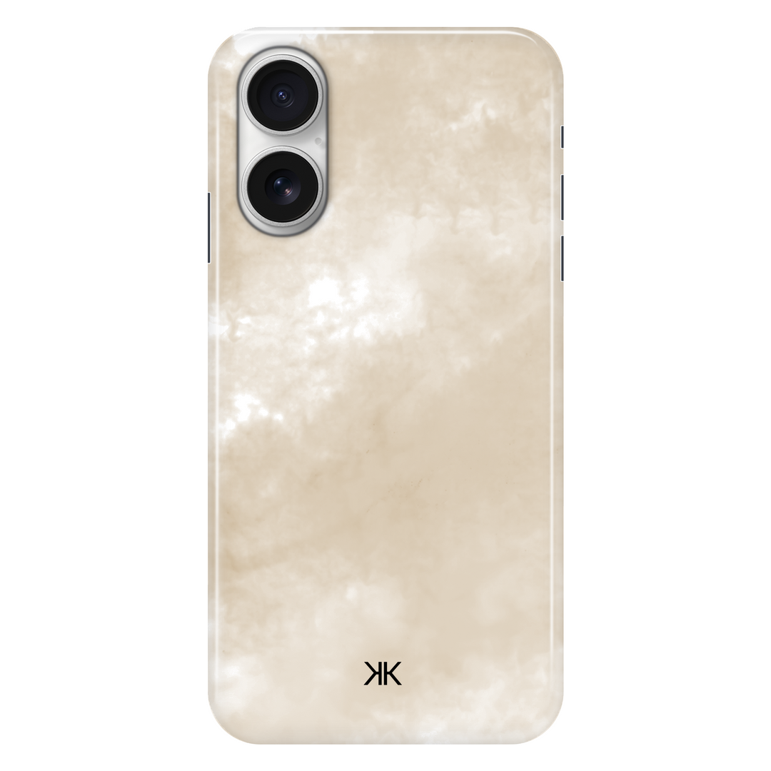 Pastel Beige Tie Dye phone case for iPhone 16