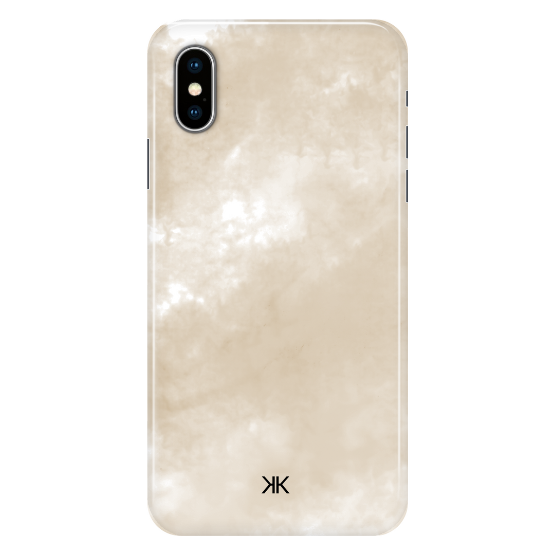 Pastel Beige Tie Dye phone case for iPhone X
