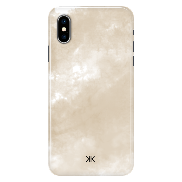 Pastel Beige Tie Dye phone case for iPhone X