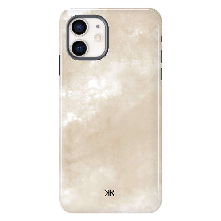 Pastel Beige Tie Dye Phone Case - Tough Case - iphone-12
