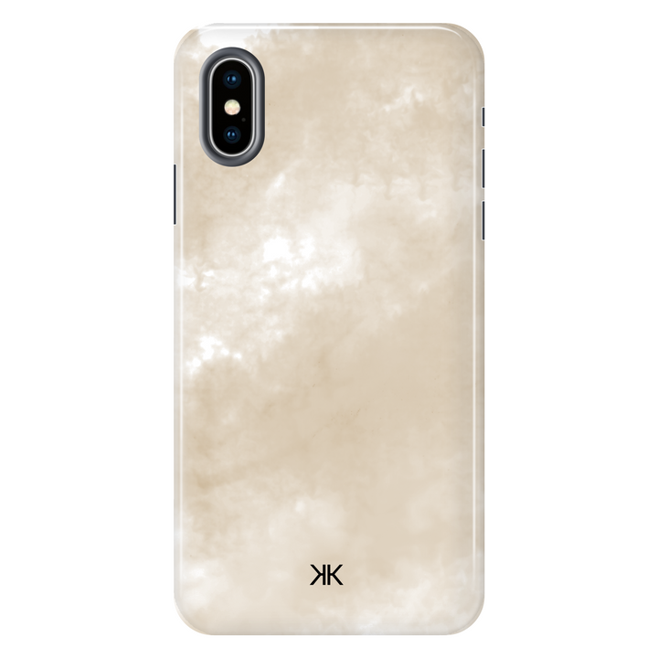 Pastel Beige Tie Dye Phone Case - Tough Case - iphone-x