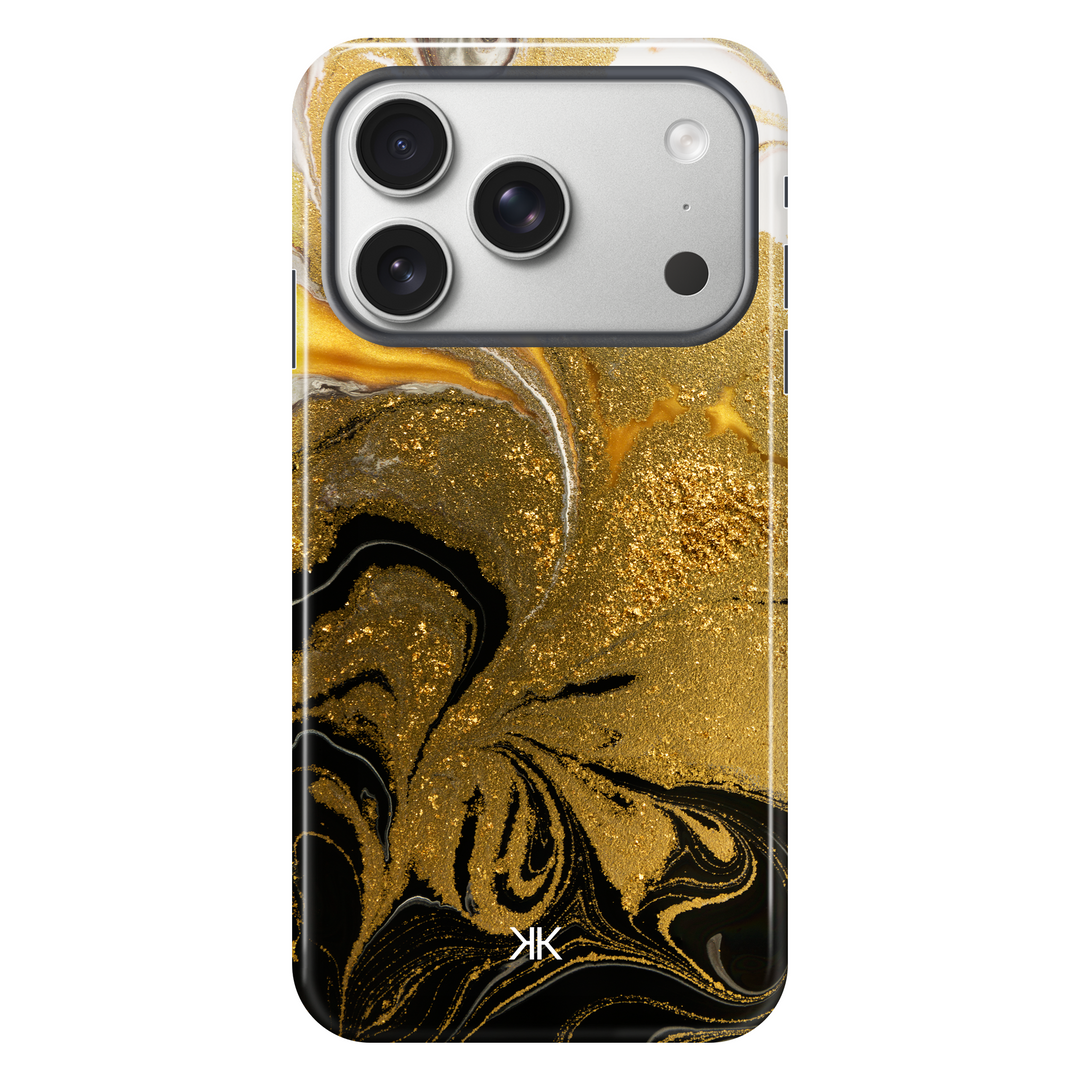 Marble Black and Gold Phone Case - Tough Case - iphone-17-pro