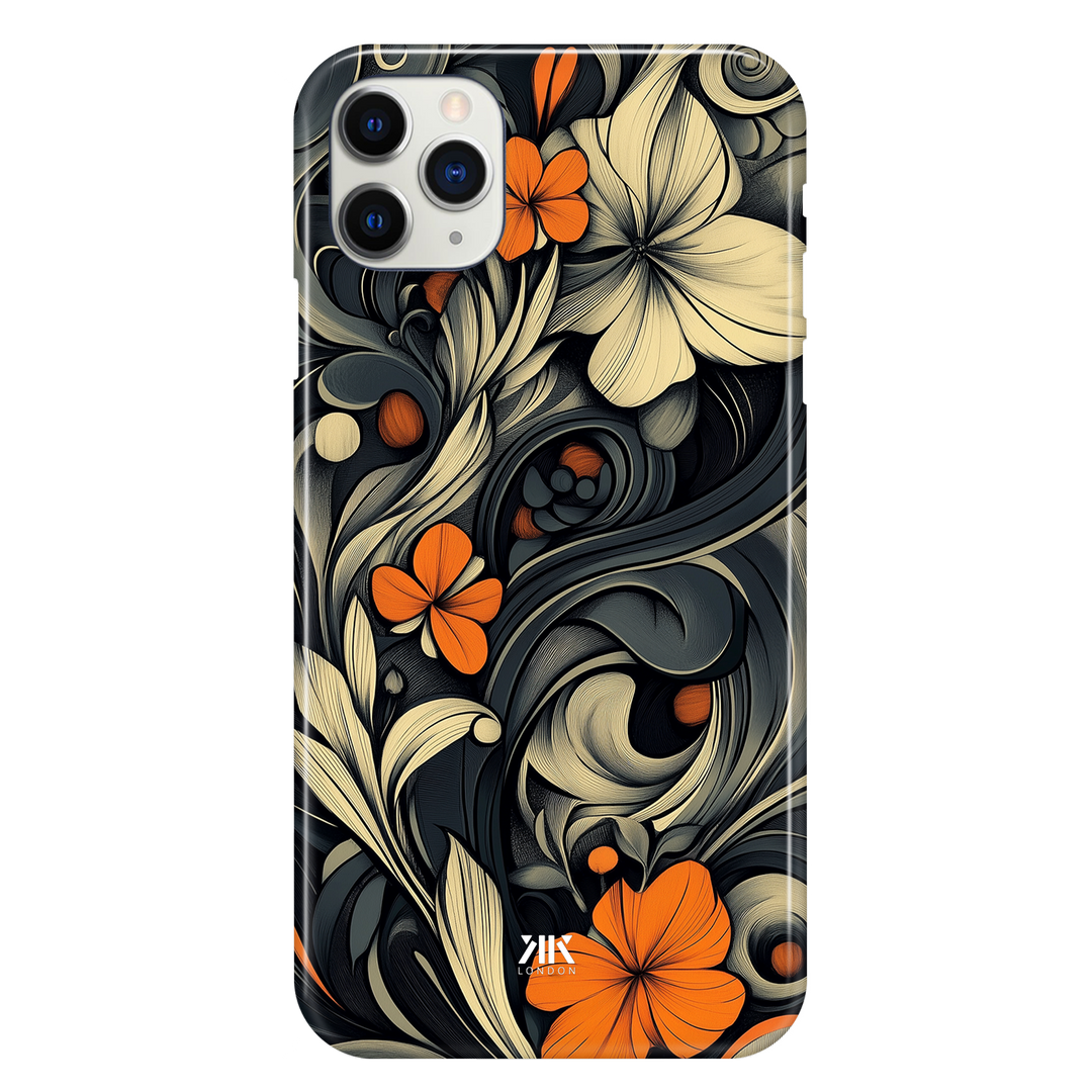Black Art Nouveau Phone Case