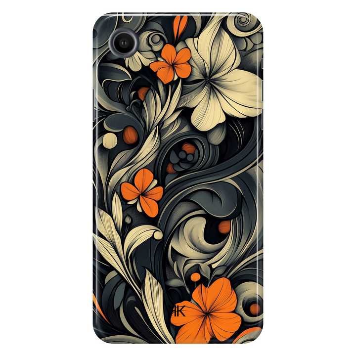 Black Art Nouveau Phone Case - Tough Case - iphone-xr