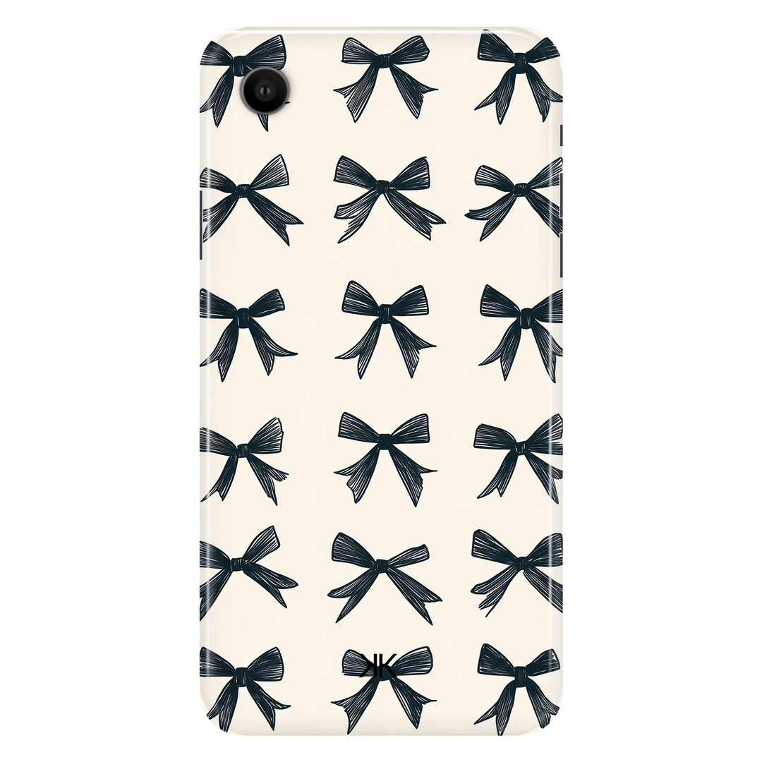 Black Bows phone case for iPhone XR