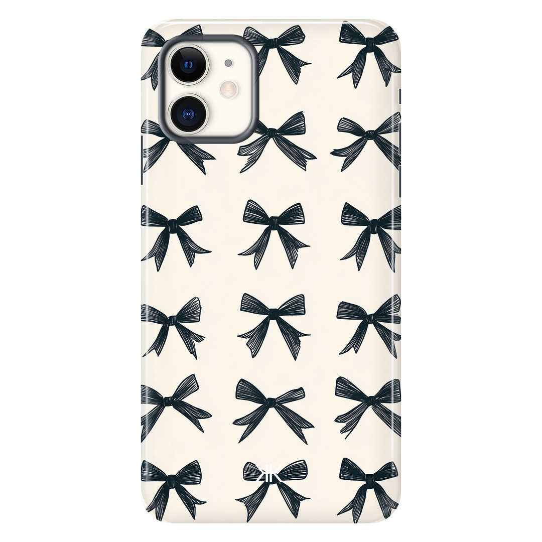 Black Bows tough phone case for iPhone 11