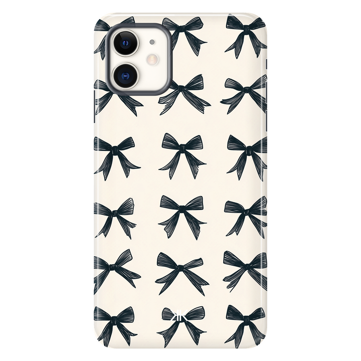 Black Bows tough phone case for iPhone 11
