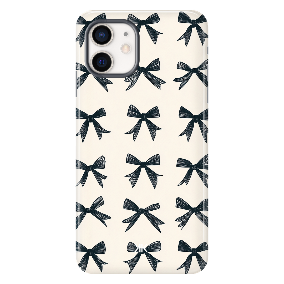 Black Bows Phone Case - Tough Case - iphone-12
