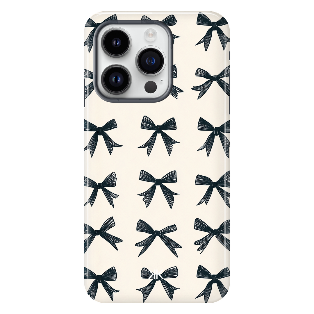 Black Bows Phone Case - Tough Case - iphone-14-pro